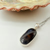 Fire Agate Sterling Silver Pendant