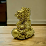 Gold Dragon With Pearl