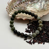 Green Jade, Labradorite & Golden Sheen Obsidian 17cm