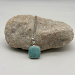 Larimar Sterling Silver Crystal Pendant