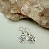 Pentacle Sterling Silver Earrings