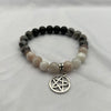 Flame Moon Witchy Crystal Bracelet-16cm