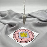 Pendulum- White Howlite Crystal