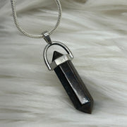 Bronzite Crystal Double Terminated Pendant