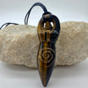 Tigers eye Fertility Goddess Crystal Pendant