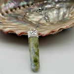 Vesuvianite Crystal Pendant
