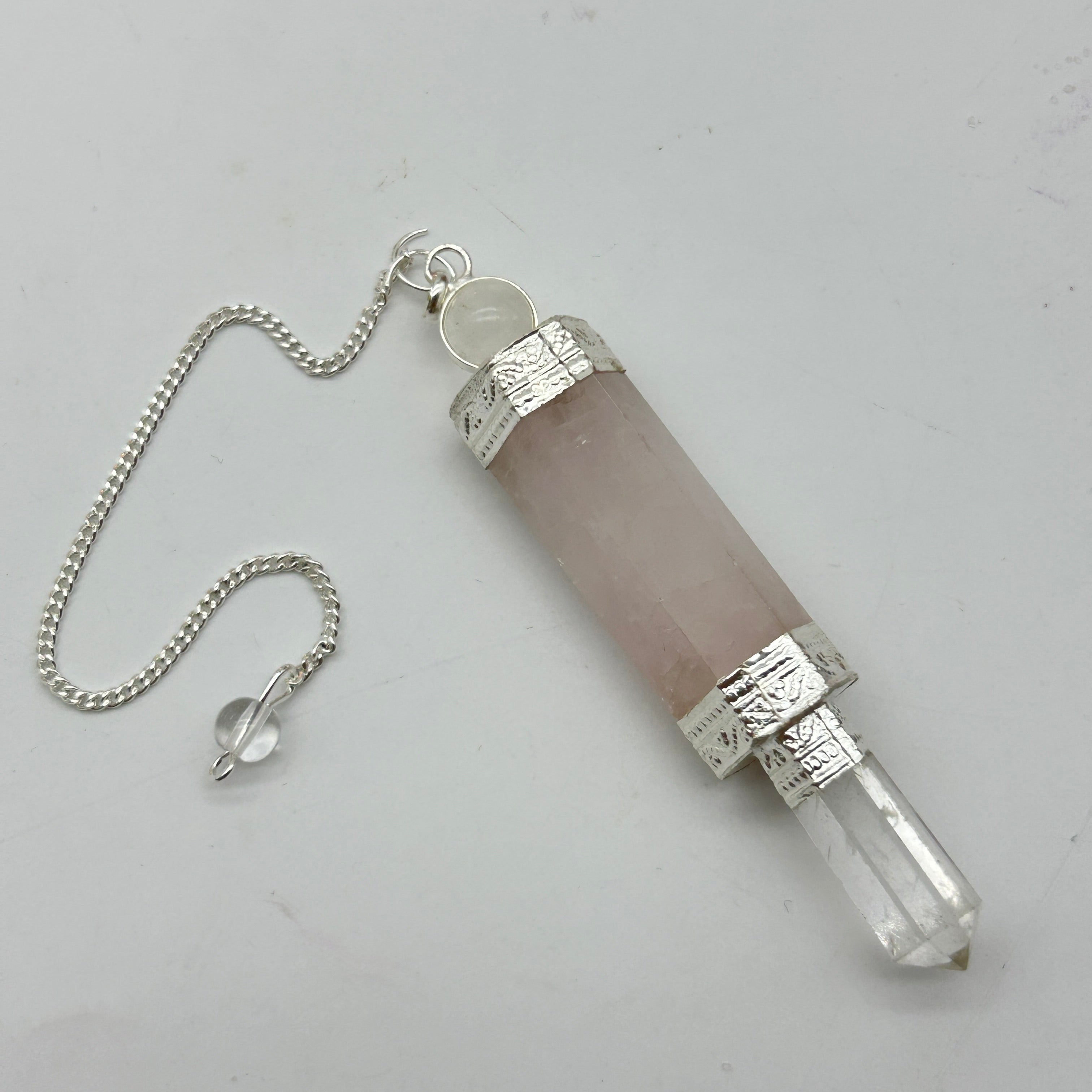 Rose Pendulum Rose Quartz Crystal Pendulum – The Crystal Spirits