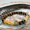 Eye Of The Tiger Men’s Crystal Bracelet/18cm