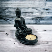 Black Medicine Buddha Tealight Holder
