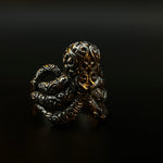 Octopus Sterling Silver Men’s Ring