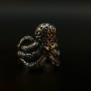 Octopus Sterling Silver Men’s Ring