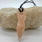 Strawberry Quartz Fertility Goddess Crystal Pendant