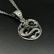 Dragon Of Prosperity Sterling Silver Pendant