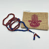 Rudraksha And Lapis Lazuli Bead Mala