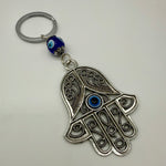 Evil Eye Hamsa Keyring