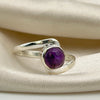 Amethyst Crystal Sterling Silver Ring Sterling Silver Rings