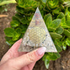 Moon Magic Crystal Orgonite Pyramid