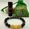 Mercury Retrograde wealth protection Crystal bracelet with Protection anointing oil