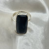 Sterling Silver Hypersynthe Crystal Ring 8