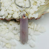 Amethyst And Garnet Crystal Pendant