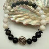 Moon Phase Spiral of Protection Gemstone Bracelet