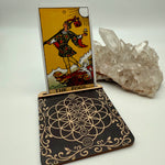 Flower of Life Chakra Tarot Card Holder