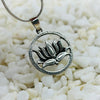 Sterling Silver Lotus Flower Pendant