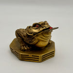 Brass Money Frog