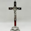 Red Metal Crucifix