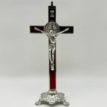 Red Metal Crucifix