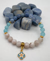 Flower Moon Crystal Bracelet-17cm