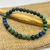 Azurite Malachite Gemstone Bracelet -6mm Bracelets