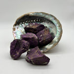 Natural Metallic Purpurite Cobbed from Namibia