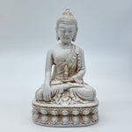 White Indian Buddha Statue