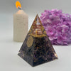 Amethyst Flower of Life Orgonite Crystal Pyramid