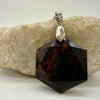 Mahogany Obsidian Hexagonal Pendant - Protection