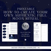 How to Create your Own Authentic Full Moon Ritual Downloads