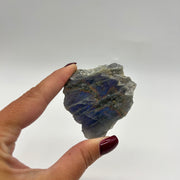 Polished Purple Labradorite Slab from Madagascar