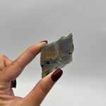 Polished Purple Labradorite Slab from Madagascar