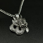 Dragon Of Fire Sterling Silver Pendant
