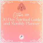 October 2024 30 Day Spiritual Guide and Monthly Planner