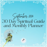 September 30 Day Spiritual Guide and Monthly Planner