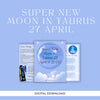 Super New Moon in Taurus 2025 Digital Download Downloads
