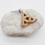Picture Jasper Crystal Triquetra Pendant