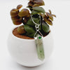 Green Quartz Crystal Double Terminated Pendant Charms & Pendants