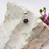 Brilliant Round Cut Mystic Topaz Sterling Silver Pendant