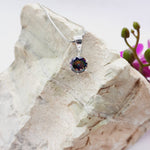 Mystic Topaz Sterling Silver Pendant