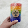 Small Hand Crafted 7 Chakra Scented Candle Candles