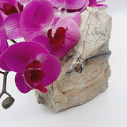 Sterling Silver Curly Faceted Smoky Quartz Crystal Pendant Sterling Silver Pendants