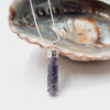 The Happy Stone Lepidolite Crystal Pendant from India Pendants